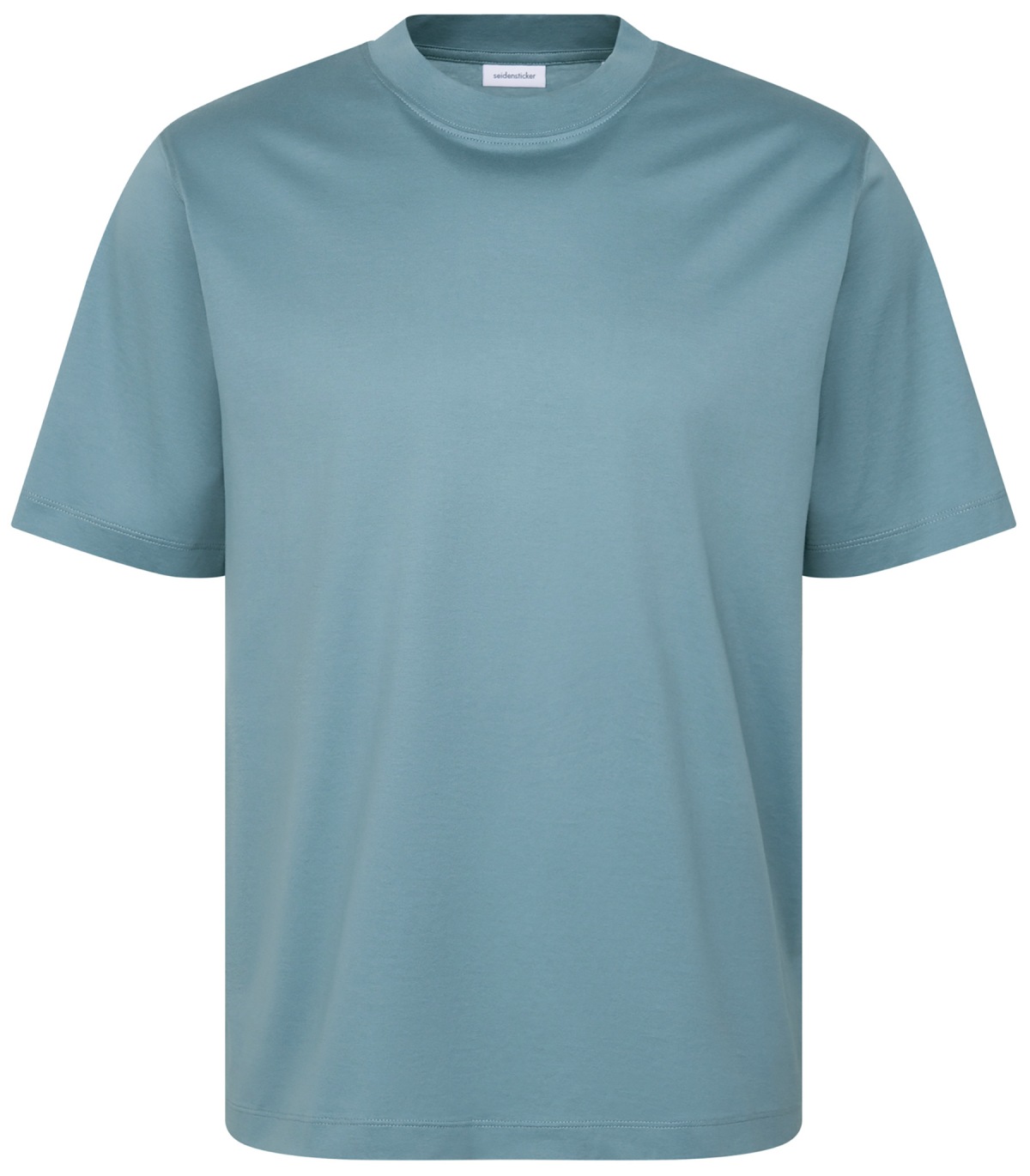 Seidensticker T-Shirt - Regular Fit - Rundhals-Ausschnitt - petrolgrün