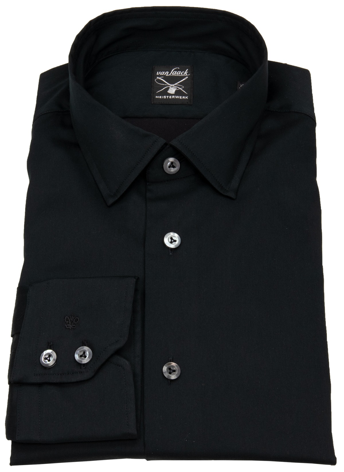 van Laack Hemd - Slim Fit - Kentkragen - Meisterwerk - schwarz - ohne OVP