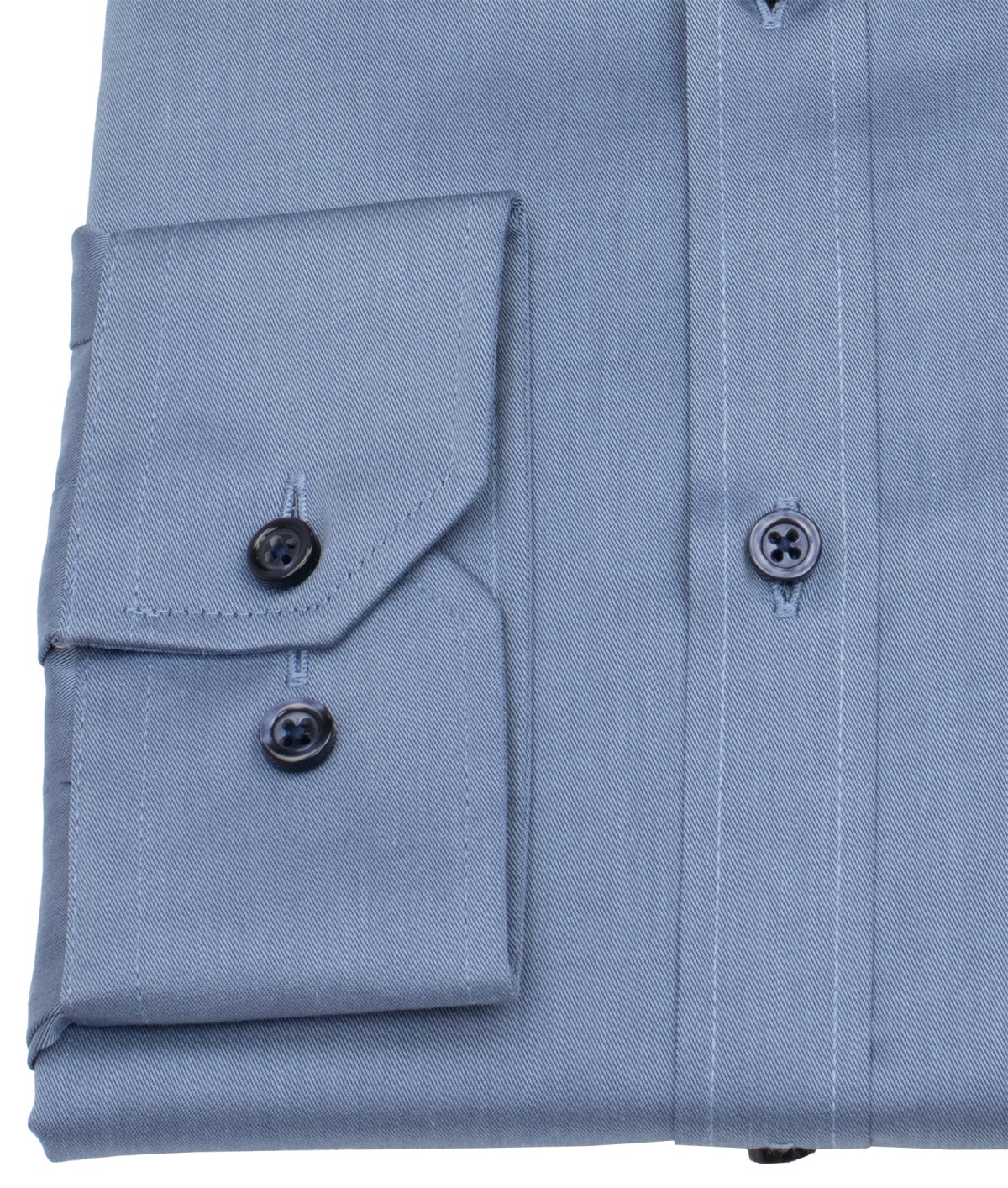 Venti Hemd - Body Fit - Kentkragen - Twill - blau