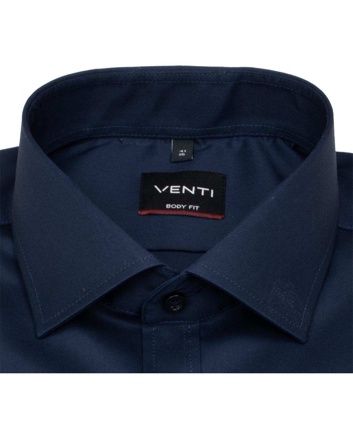 Venti Hemd - Body Fit - Kentkragen - Twill - dunkelblau