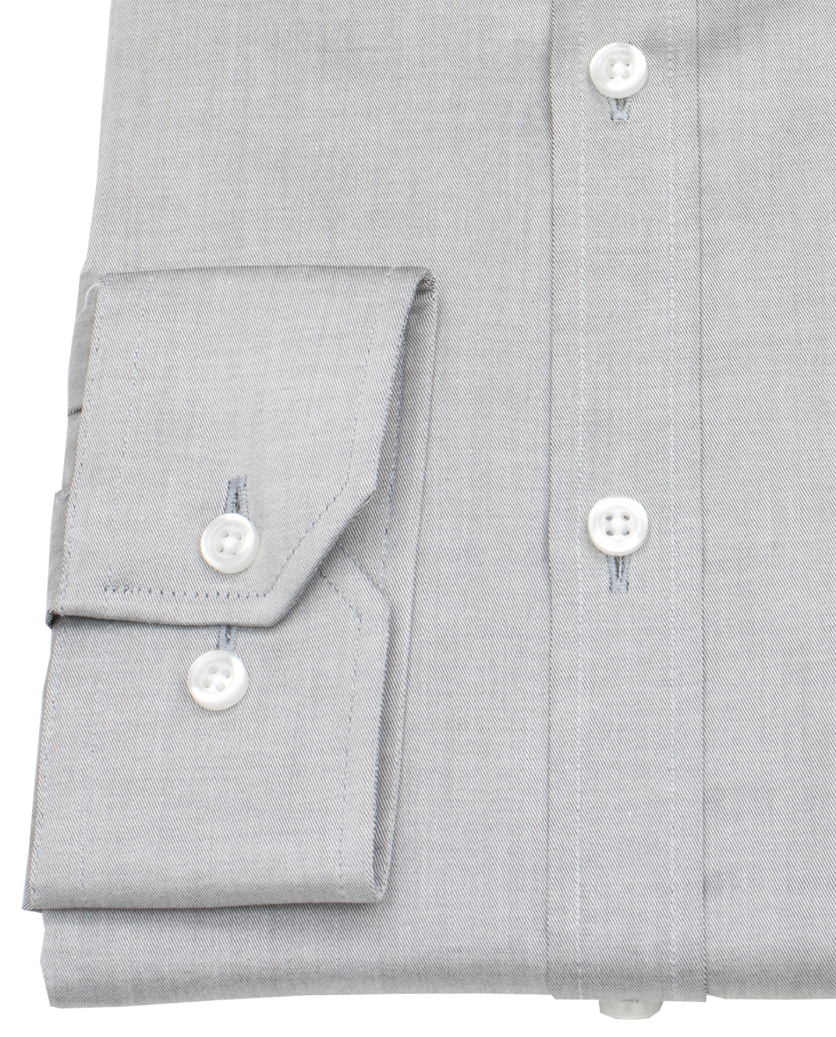 Venti Hemd - Body Fit - Kentkragen - Twill - grau
