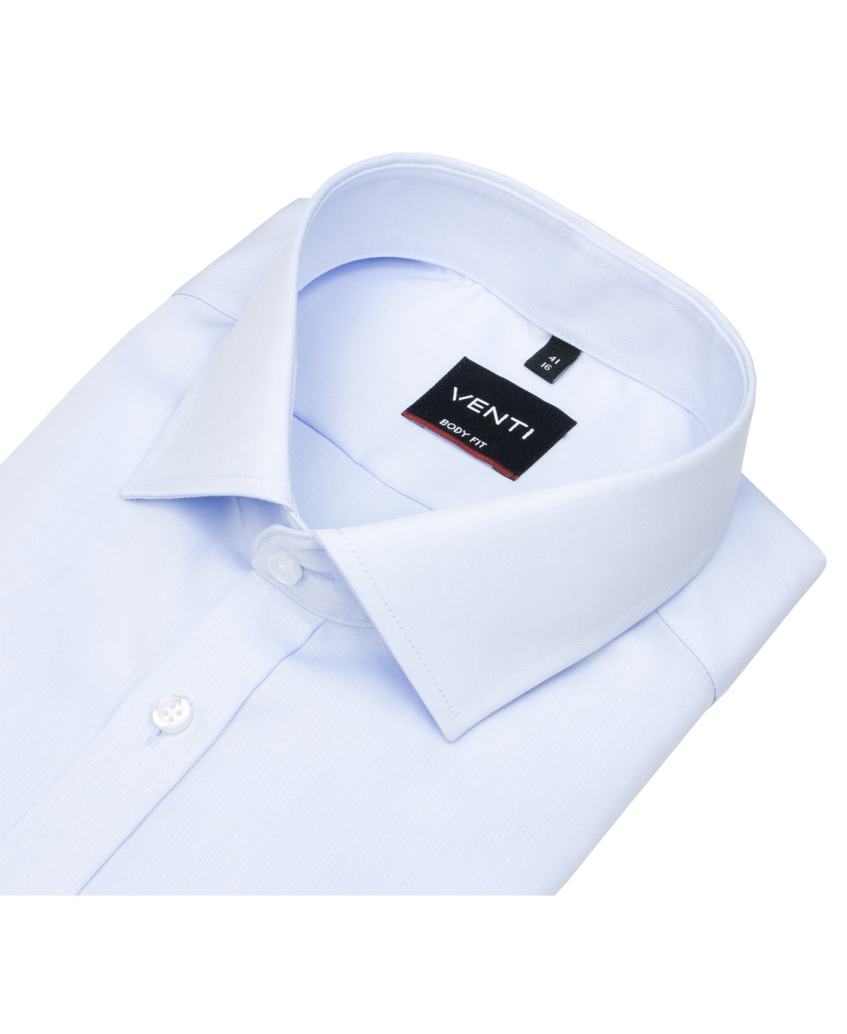 Venti Hemd - Body Fit - Kentkragen - Twill - hellblau