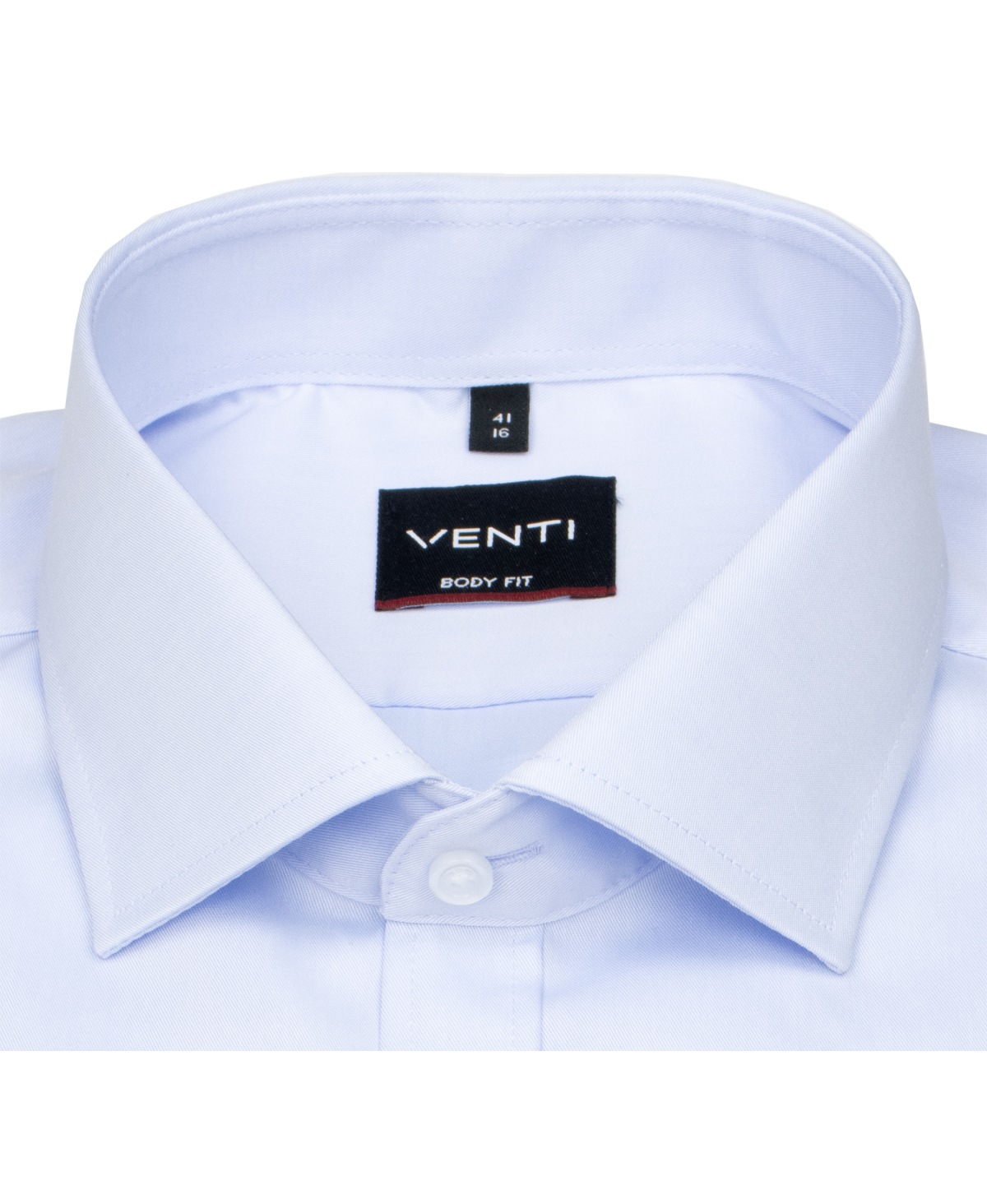 Venti Hemd - Body Fit - Kentkragen - Twill - hellblau