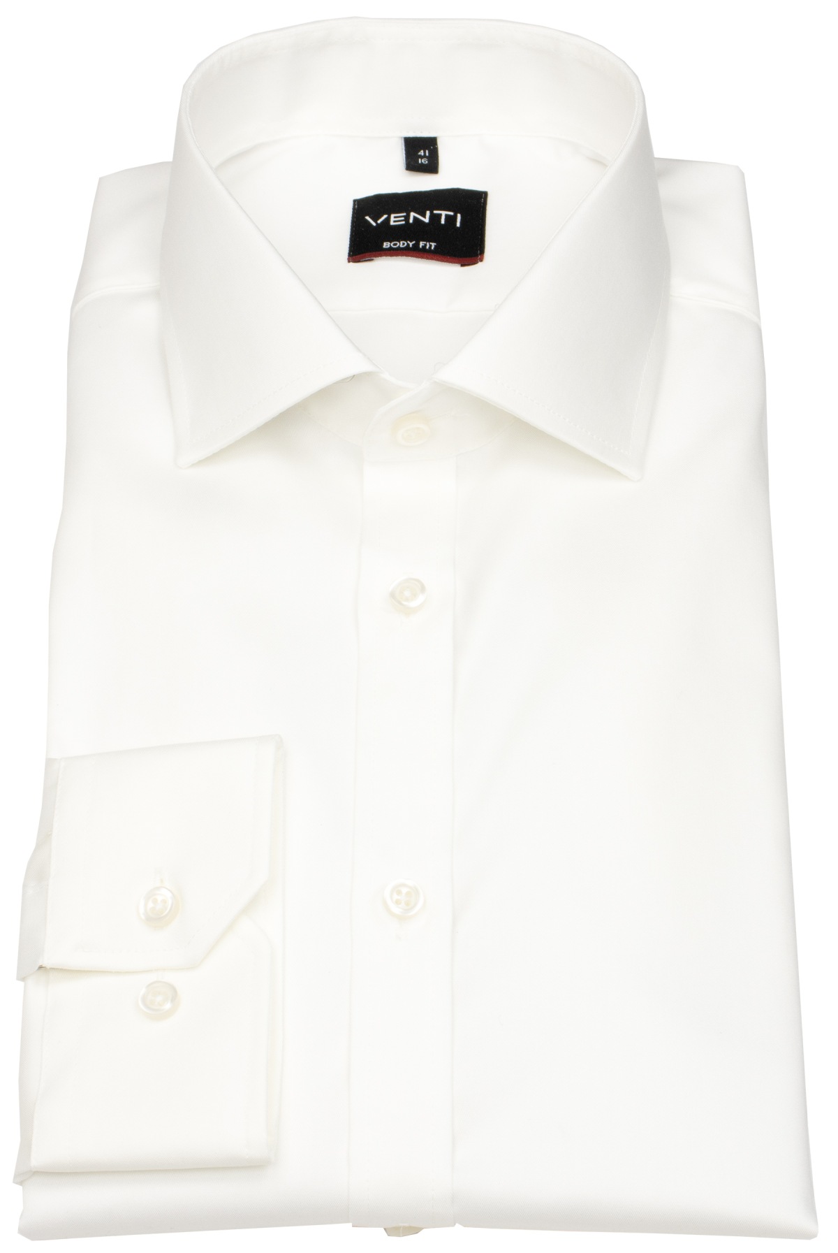 Venti Hemd - Body Fit - Kentkragen - Twill - helles beige
