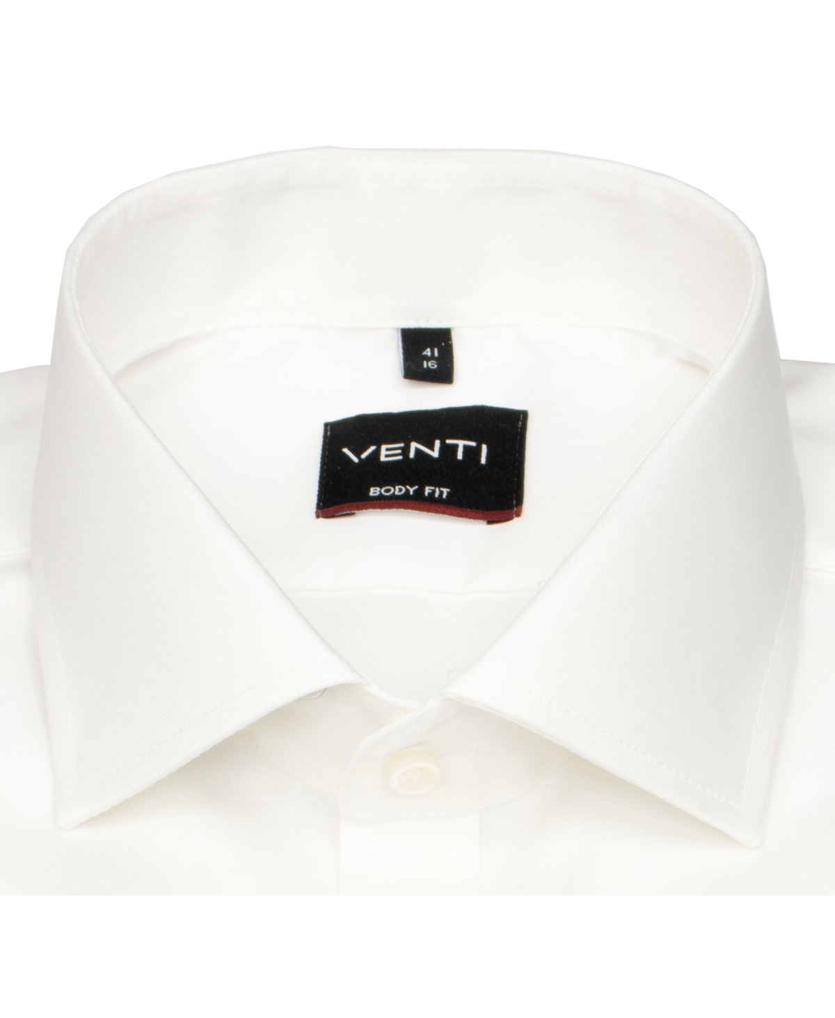 Venti Hemd - Body Fit - Kentkragen - Twill - helles beige