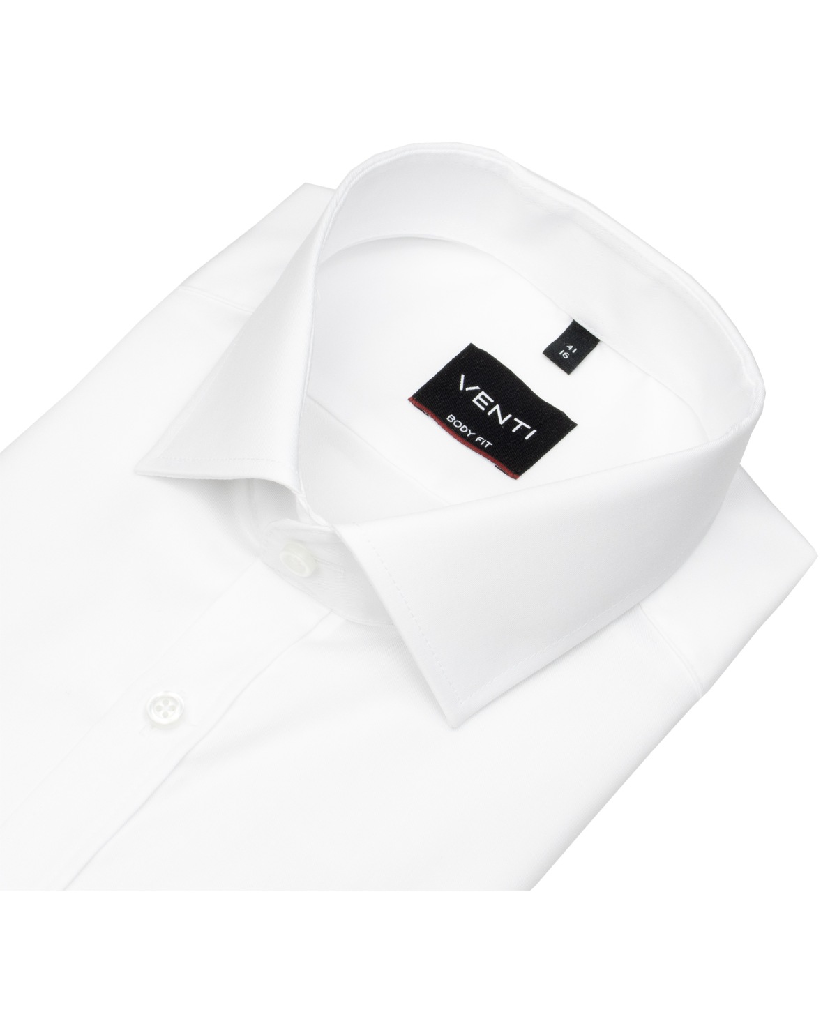 Venti Hemd - Body Fit - Kentkragen - Twill - weiß