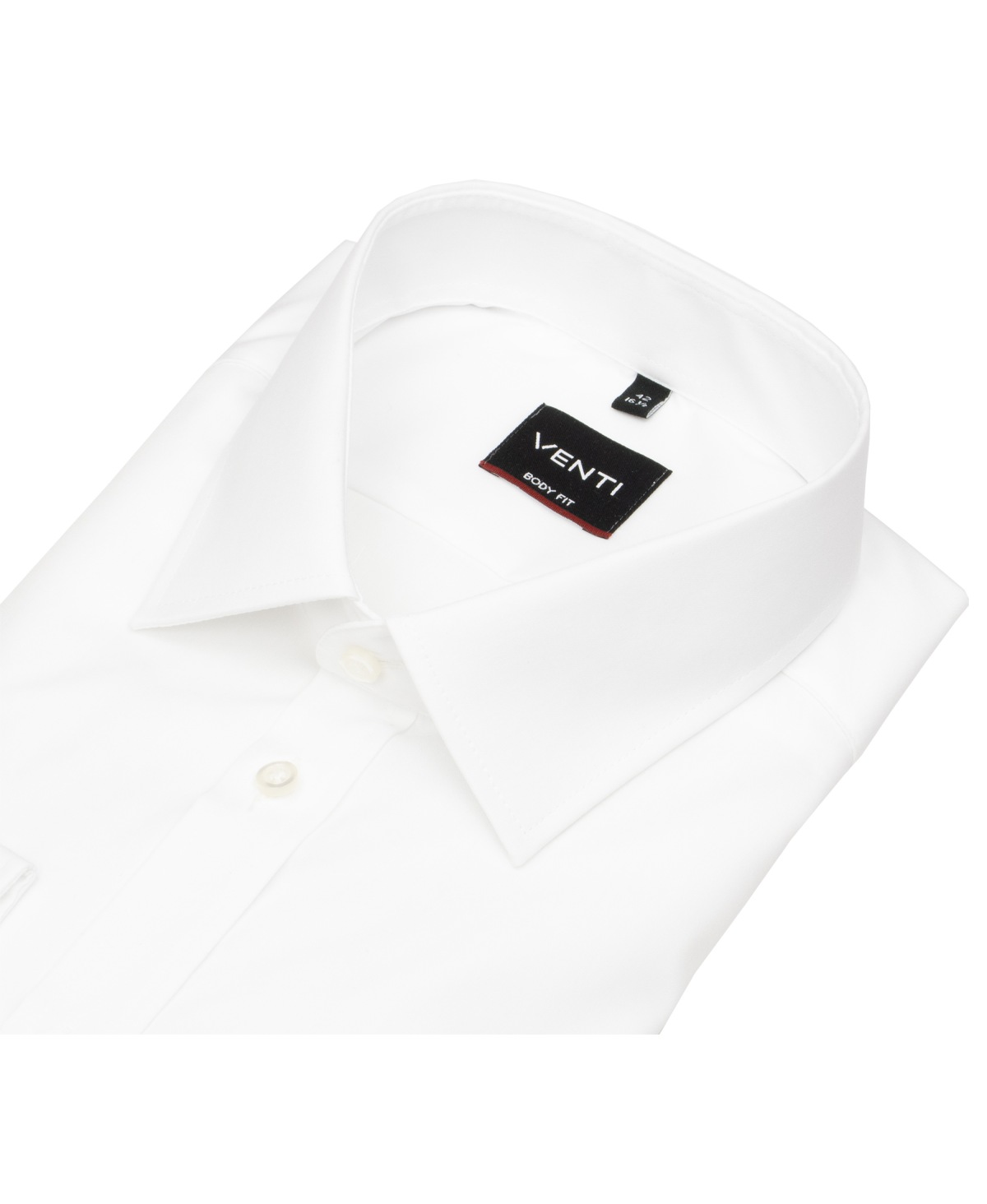 Venti Hemd - Body Fit - Kentkragen - weiß