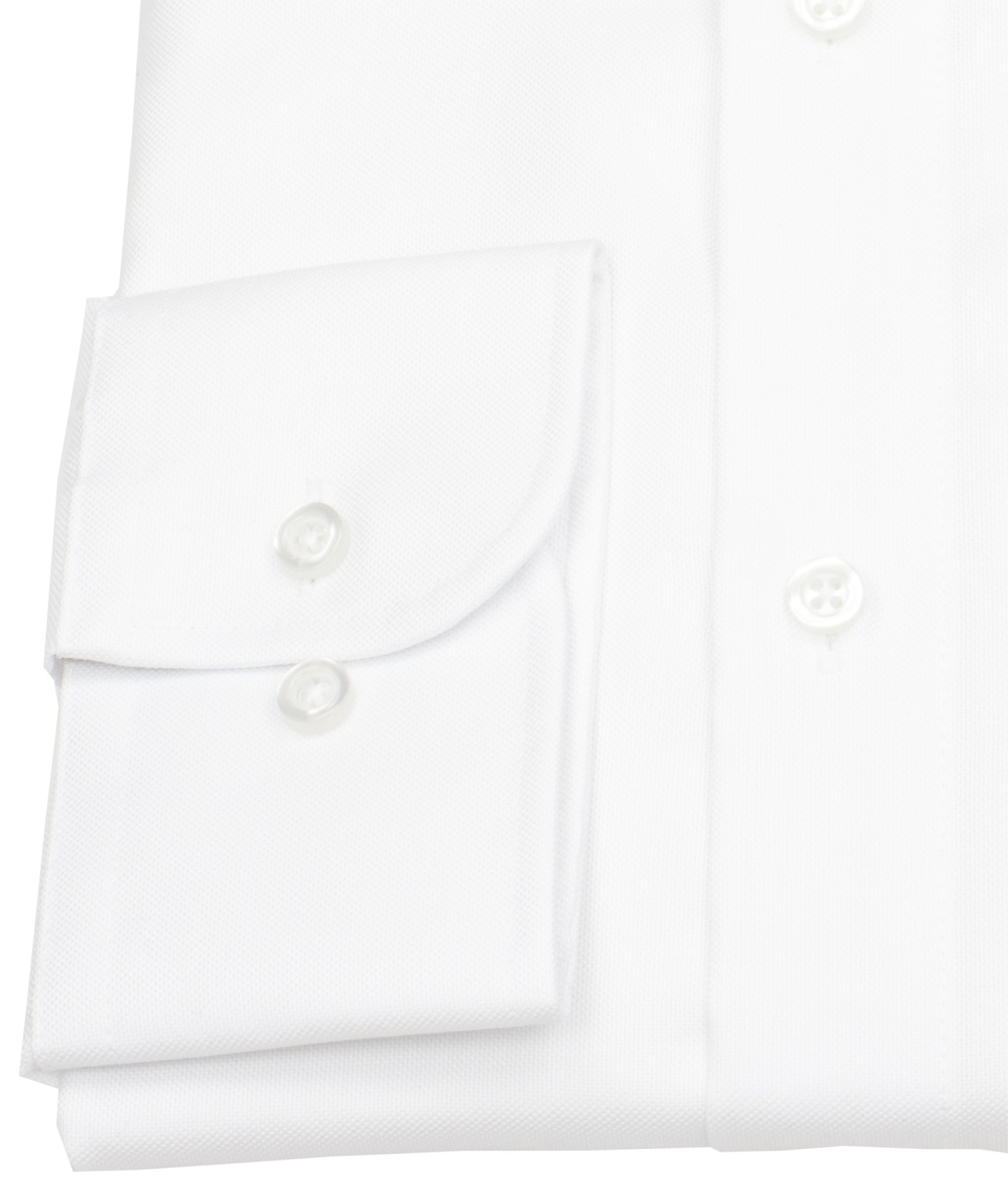 Venti Hemd - Comfort Fit - Button Down Kragen - Oxford Struktur - weiß