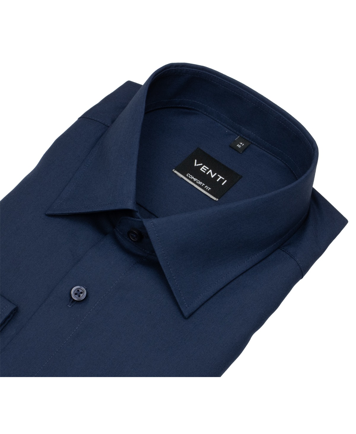 Venti Hemd - Comfort Fit - Kentkragen - dunkelblau