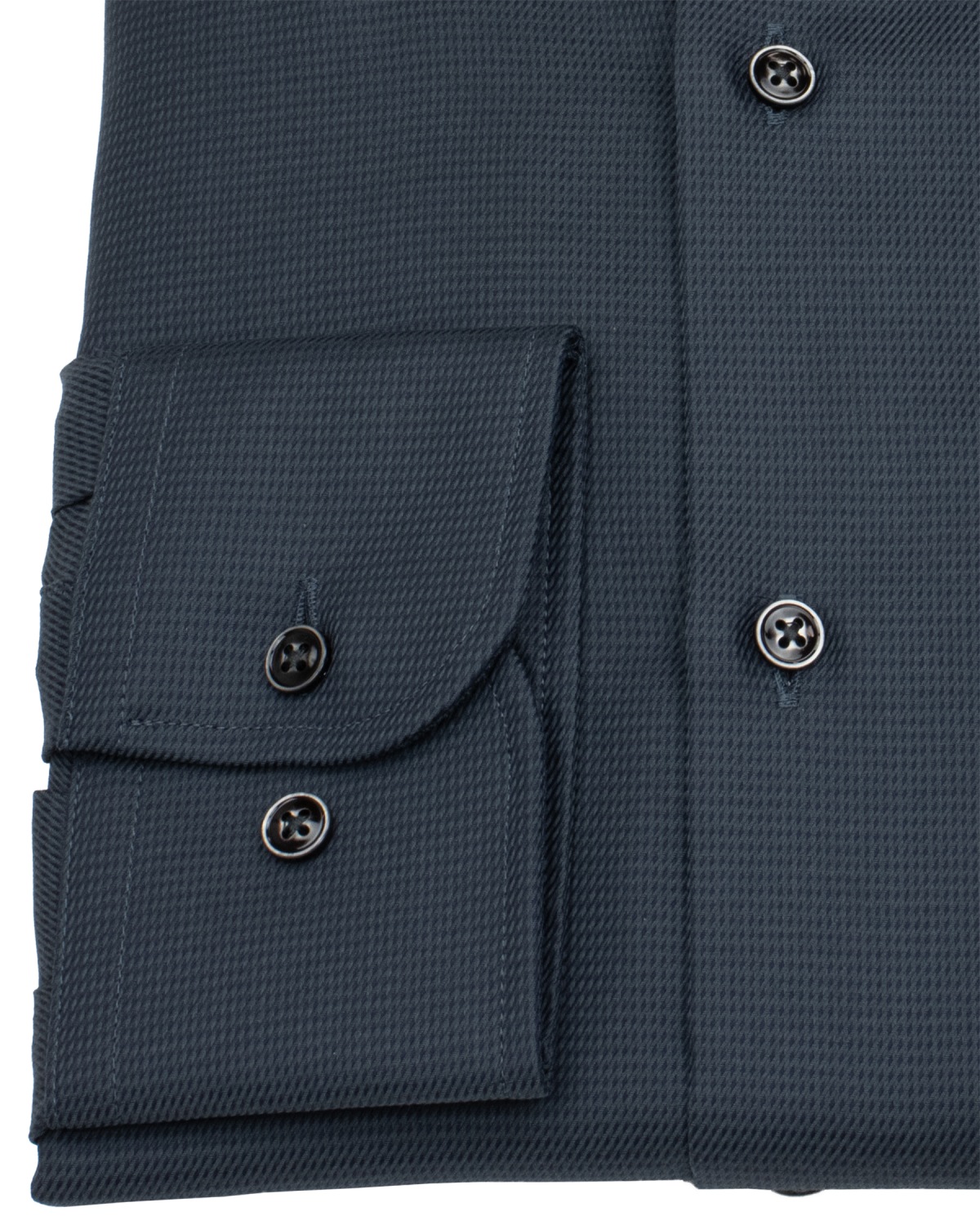 Venti Hemd - Comfort Fit - Kentkragen - Print - schwarz / dunkelgrau