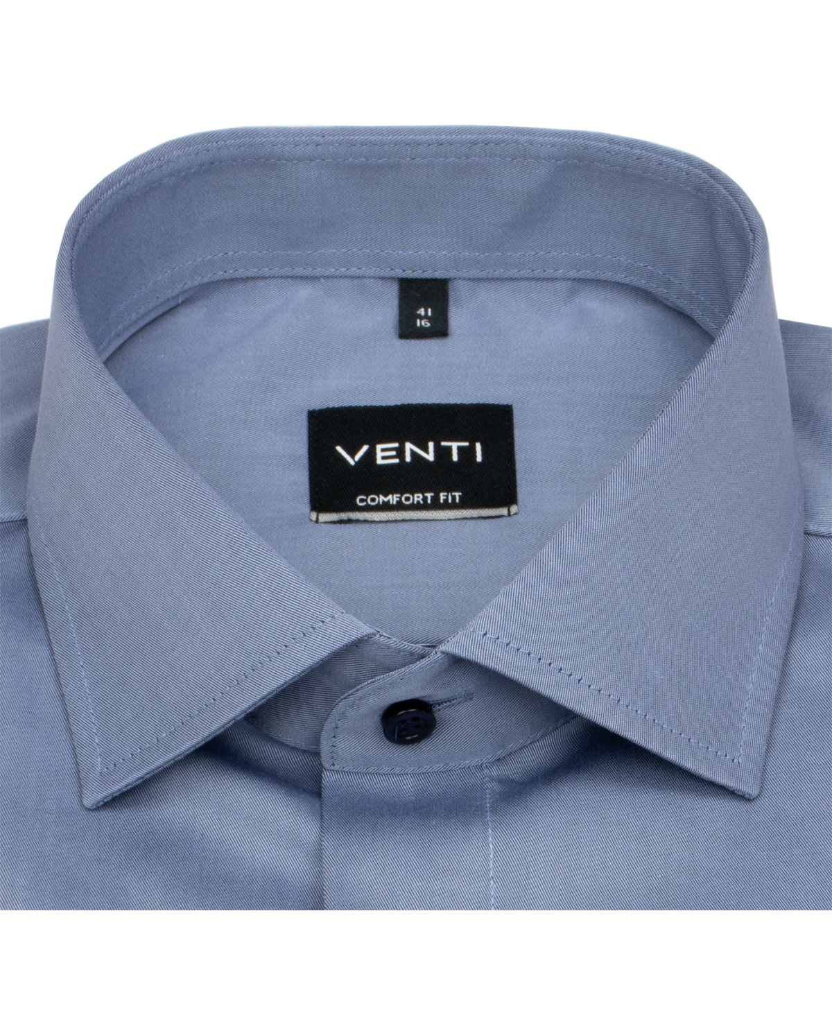 Venti Hemd - Comfort Fit - Kentkragen - Twill - blau