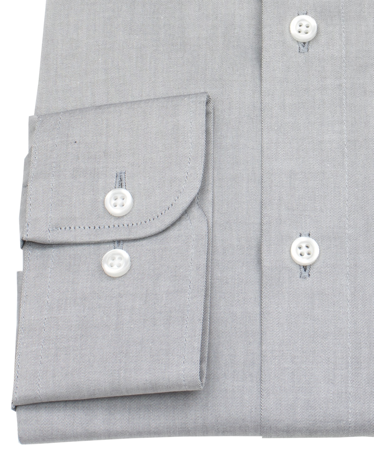 Venti Hemd - Comfort Fit - Kentkragen - Twill - grau