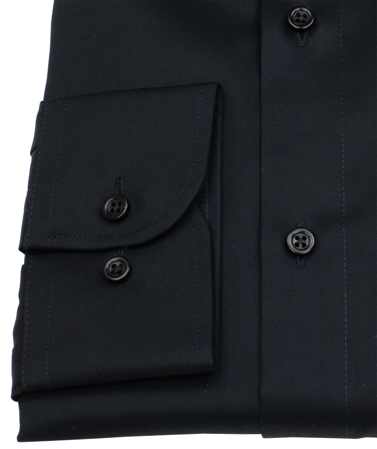 Venti Hemd - Comfort Fit - Kentkragen - Twill - schwarz