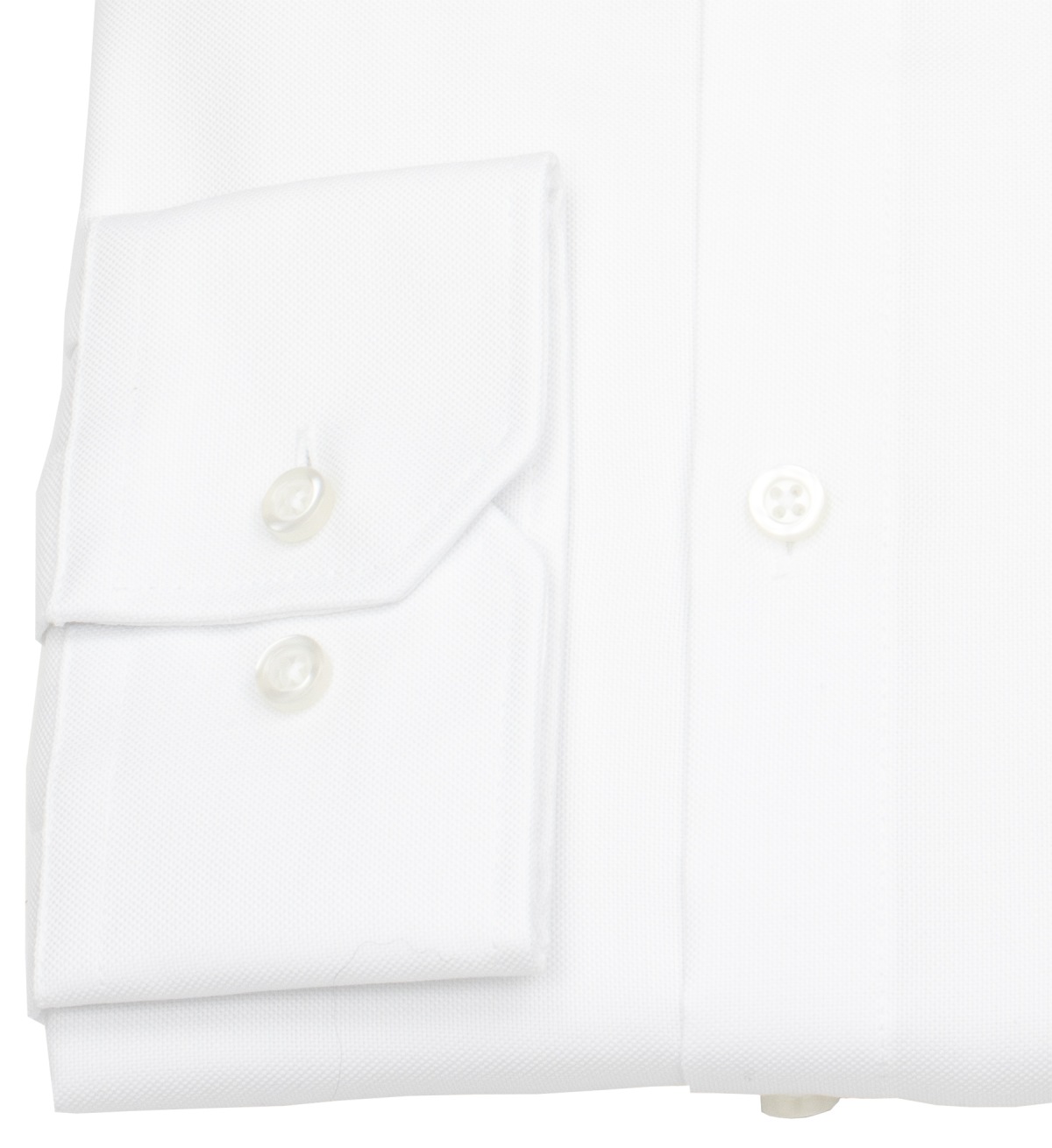 Venti Hemd - Modern Fit - Button Down Kragen - Oxford Struktur - weiß