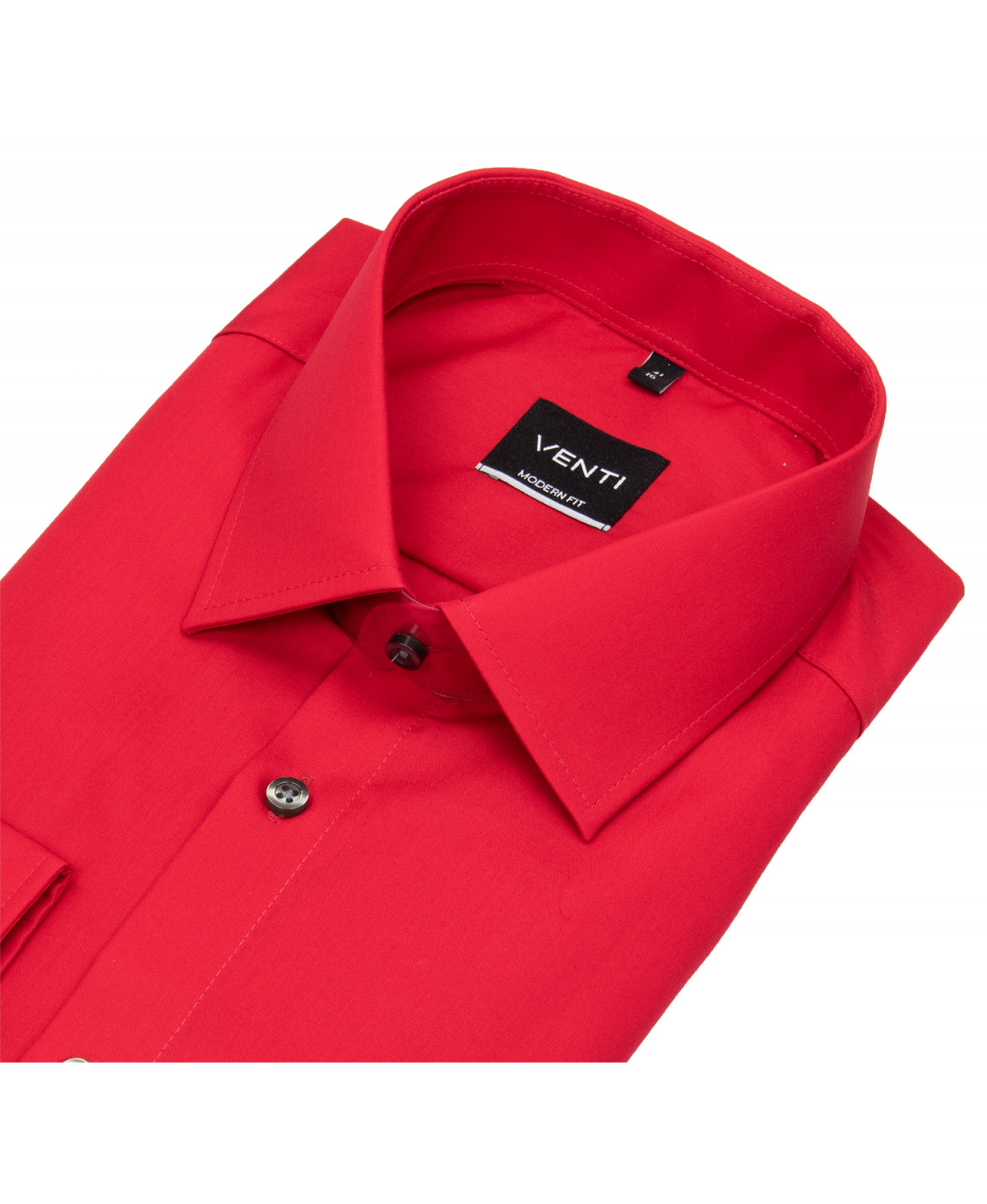 Venti Hemd - Modern Fit - Kentkragen - rot