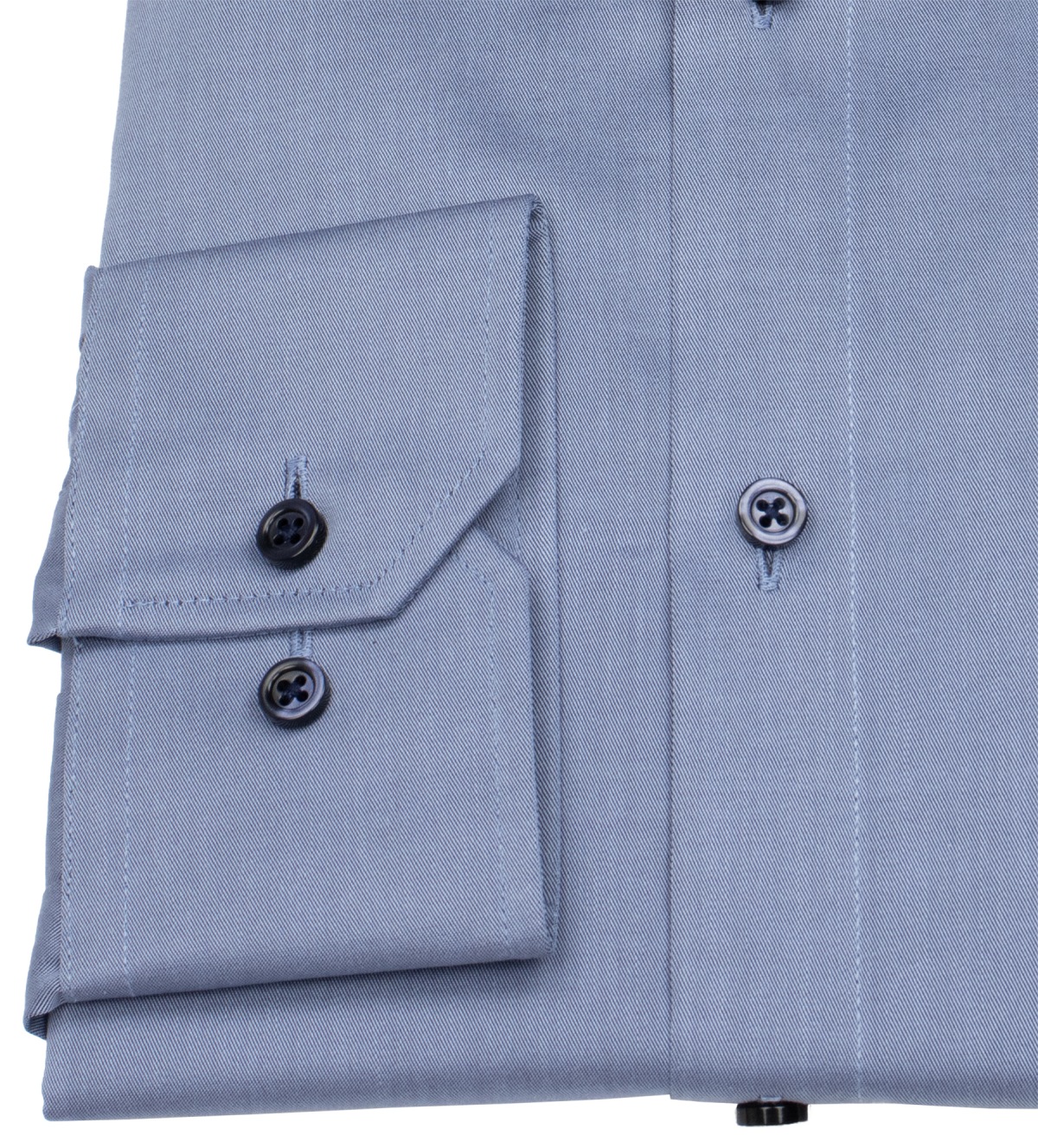 Venti Hemd - Modern Fit - Kentkragen - Twill - blau