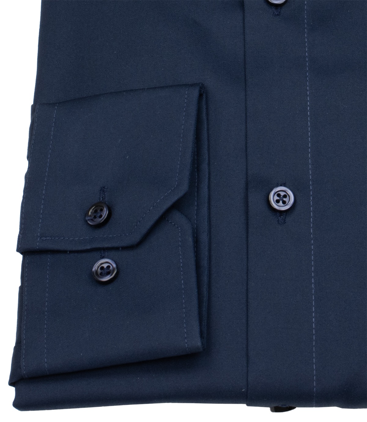 Venti Hemd - Modern Fit - Kentkragen - Twill - dunkelblau