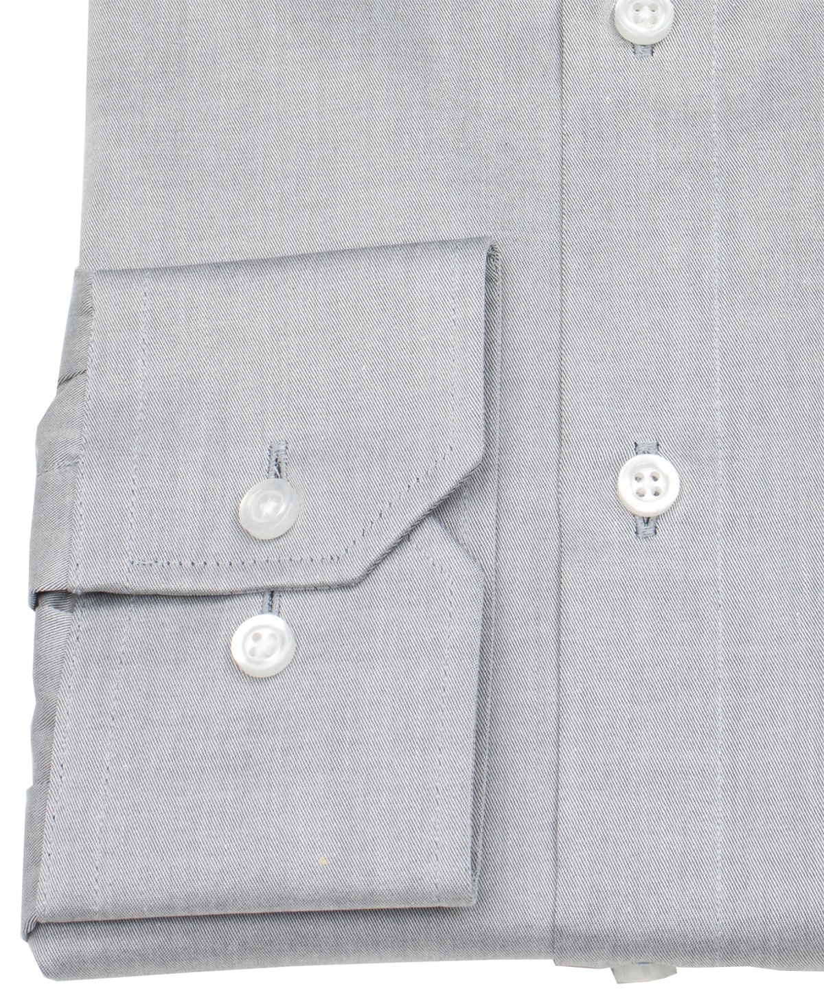 Venti Hemd - Modern Fit - Kentkragen - Twill - grau