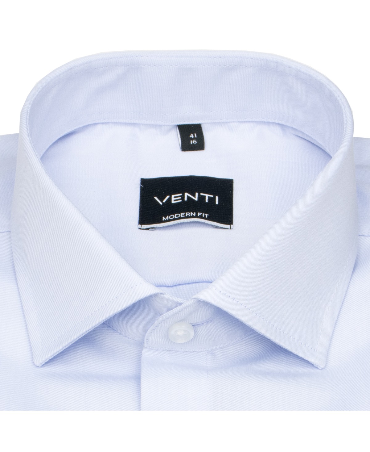 Venti Hemd - Modern Fit - Kentkragen - Twill - hellblau