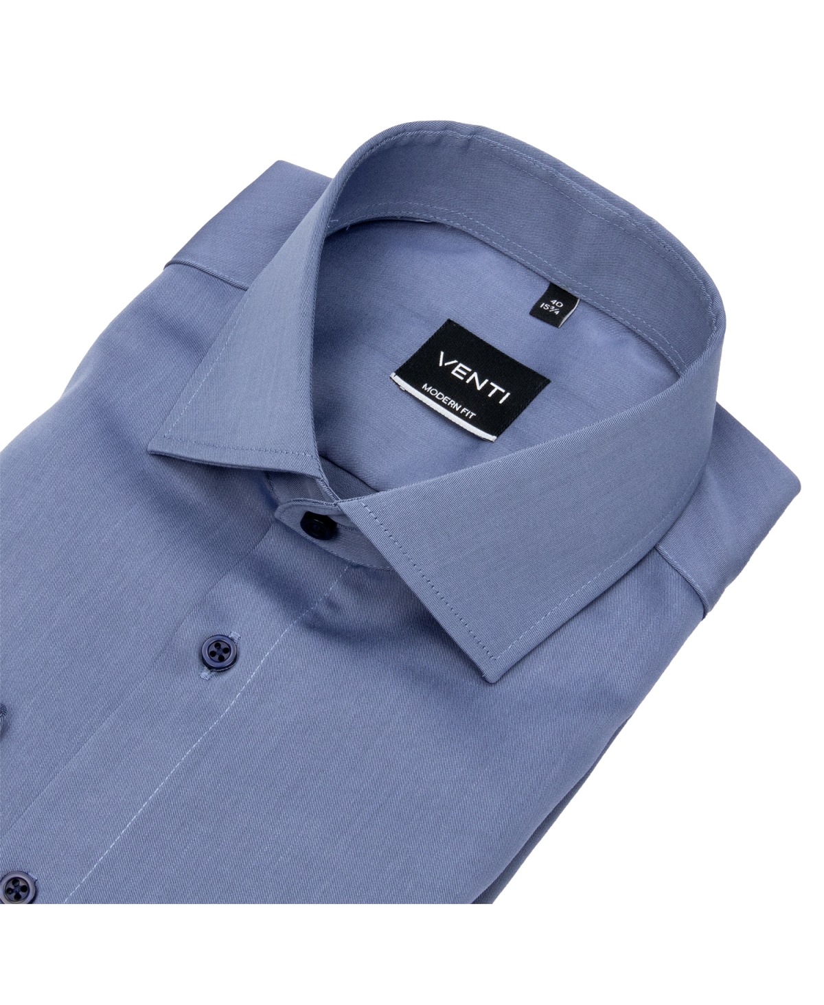 Venti Hemd - Modern Fit - Twill - blau - extra langer Arm 69cm - ohne OVP