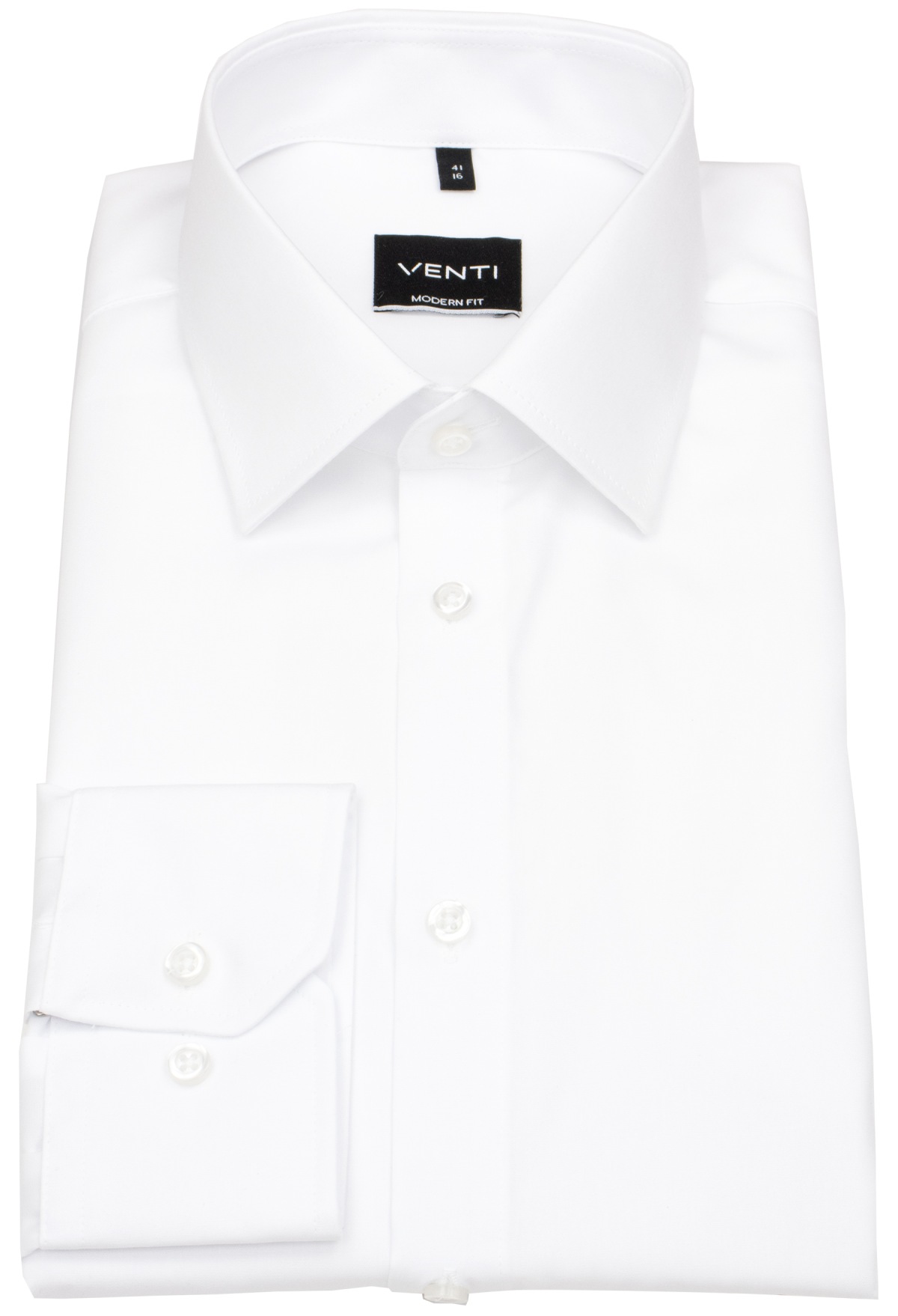 Venti Hemd - Modern Fit - weiß - extra langer Arm 72cm