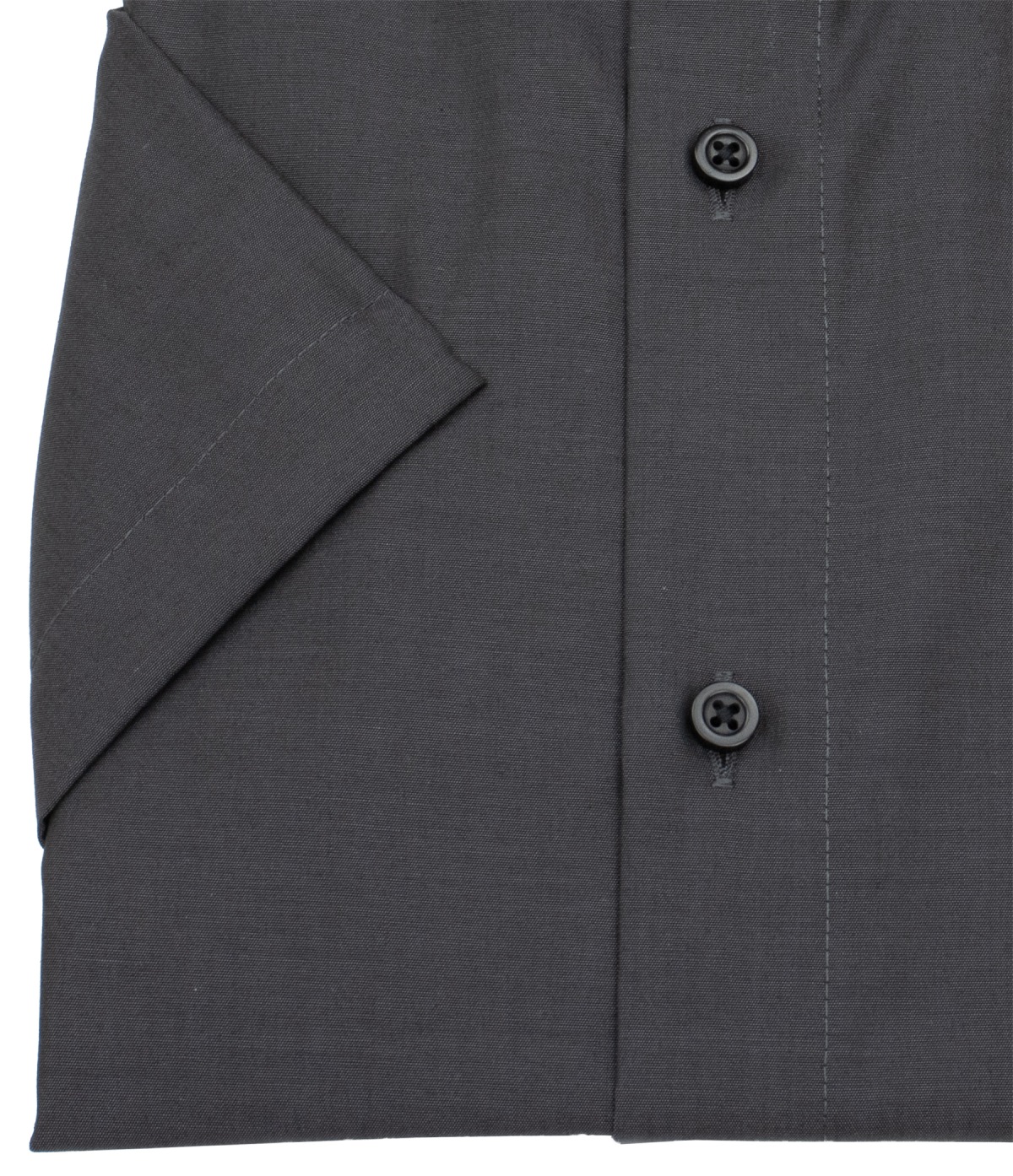 Venti Kurzarmhemd - Comfort Fit - Kentkragen - anthrazit