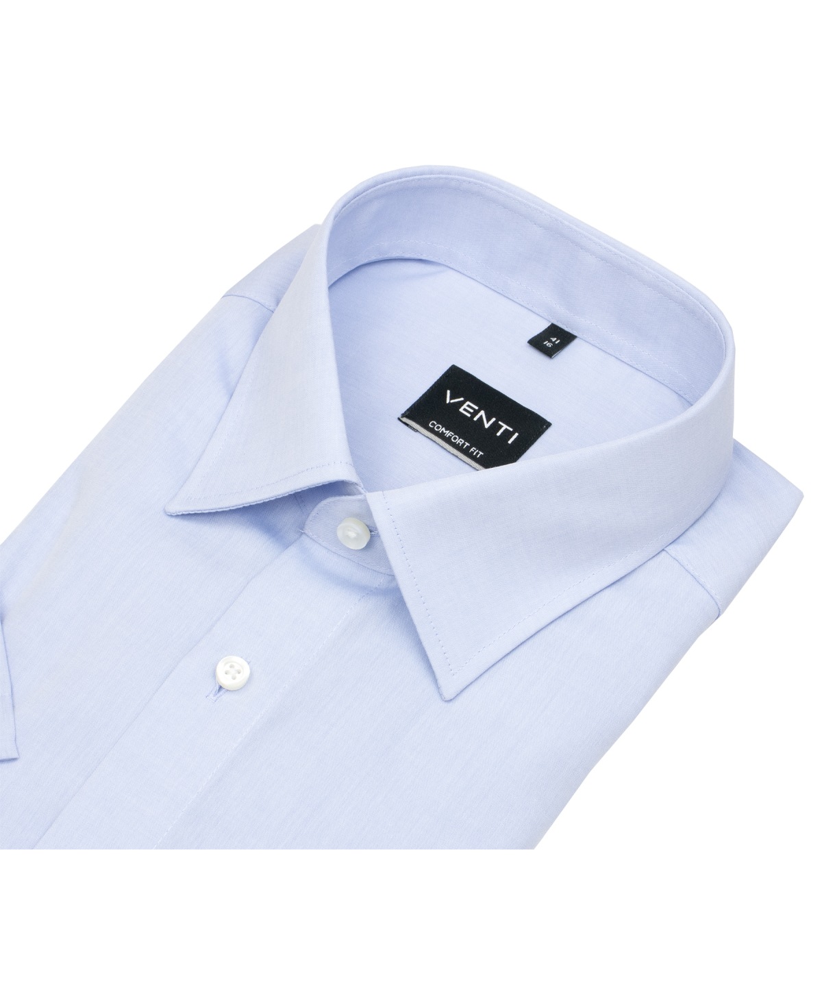 Venti Kurzarmhemd - Comfort Fit - Kentkragen - hellblau