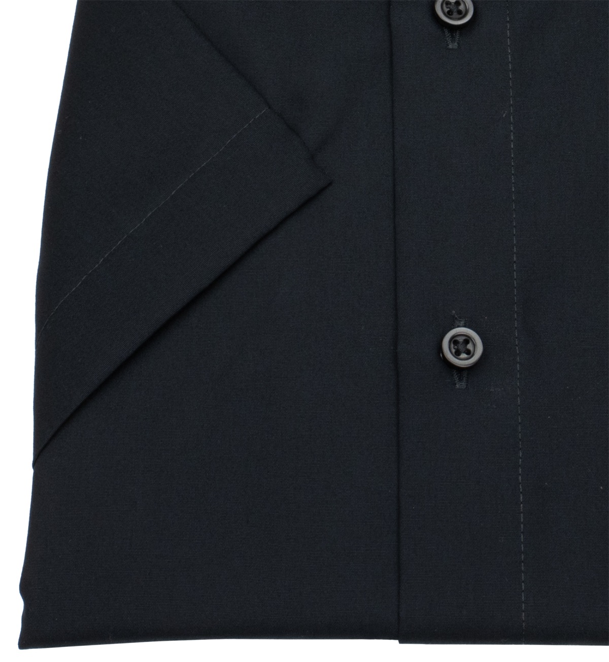 Venti Kurzarmhemd - Comfort Fit - Kentkragen - schwarz