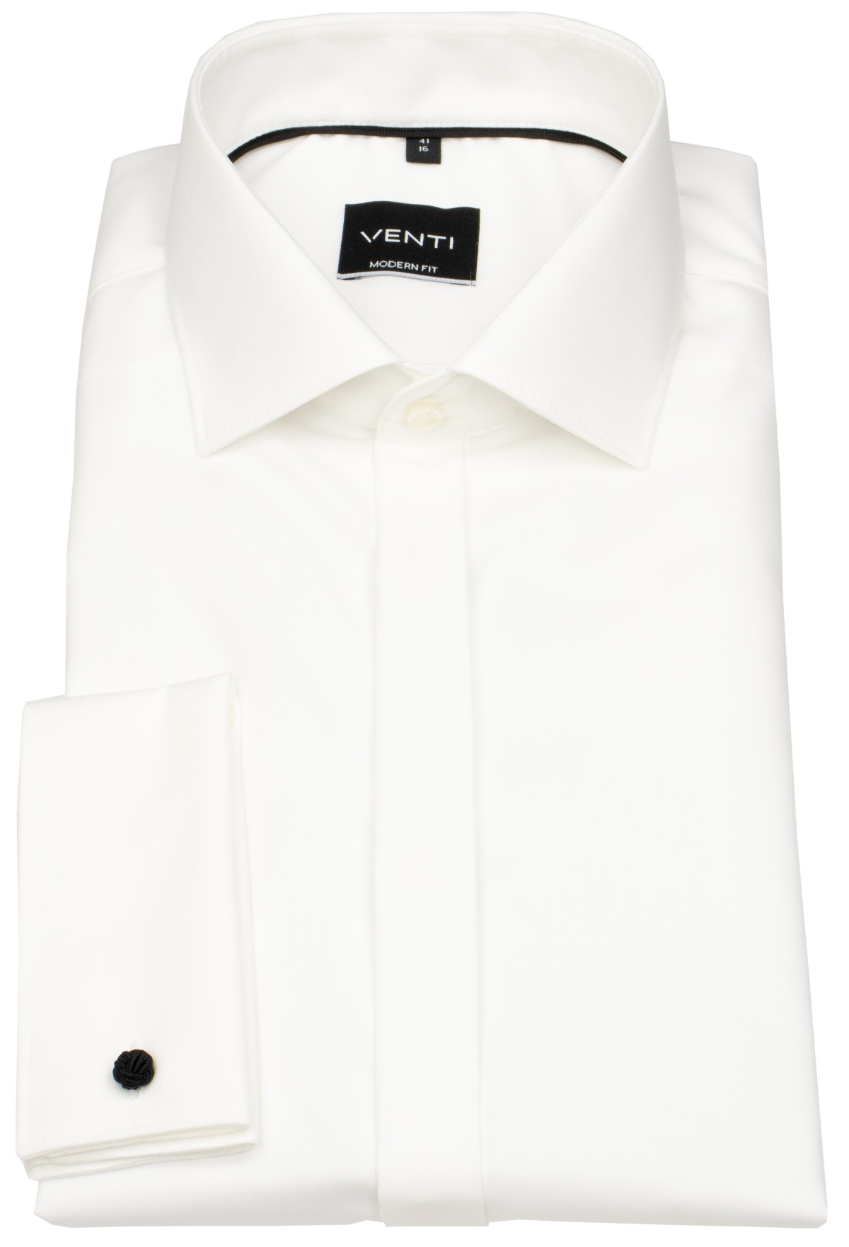 Venti Smokinghemd - Modern Fit - Umschlagmansch. - helles beige - extra langer Arm 72cm