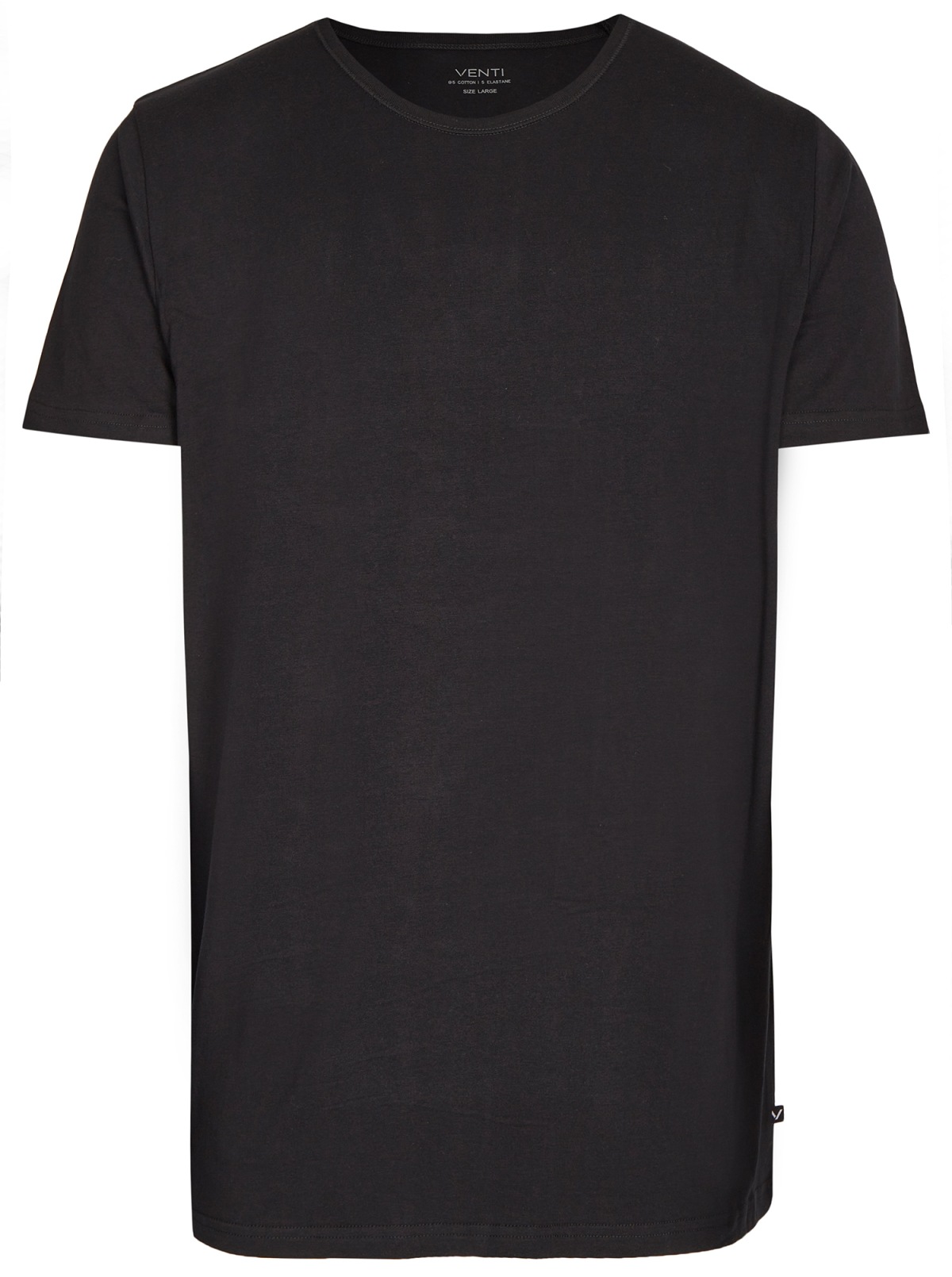 Venti T-Shirt Doppelpack - Modern Fit - Rundhals - schwarz - ohne OVP