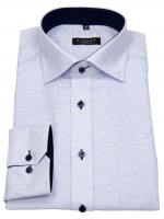 Eterna Hemd - Comfort Fit - sehr fein kariert - hellblau / weiß