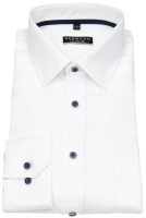 Redmond Hemd - Comfort Fit - Kentkragen - Struktur - weiß