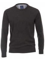 Redmond Pullover - Rundhals-Ausschnitt - anthrazit / dunkelgrau