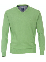 Redmond Pullover - V-Ausschnitt - grün