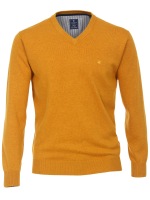 Redmond Pullover - V-Ausschnitt - messing