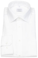 Seidensticker Hemd - Regular Fit - Kentkragen - Struktur - weiß