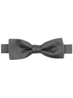 Venti Schleife / Fliege - mit Seide - anthrazit