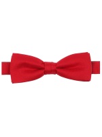 Venti Schleife / Fliege - mit Seide - rot