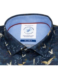 A Fish Named Fred Hemd - Modern Fit - Print - Kraniche - mehrfarbig - Thumbnail ID: arim5fdn56