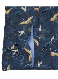 A Fish Named Fred Hemd - Modern Fit - Print - Kraniche - mehrfarbig - Thumbnail ID: arimff551d