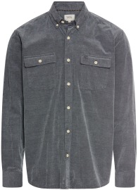 Camel Active Hemd - Regular Fit - Button Down Kragen - zwei aufgesetzte Taschen - blau
