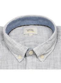 Camel Active Kurzarmhemd - Regular Fit - Button Down - gedecktes weiß - Thumbnail ID: arimfbhu13