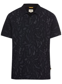 Camel Active Poloshirt - Regular Fit - Print - Dark Blue