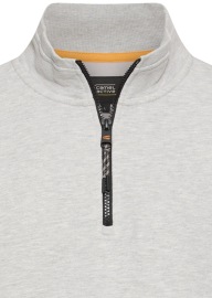 Camel Active Sweat-shirt - Regular Fit - col camionneur - gris clair - Thumbnail ID: arim342qc3