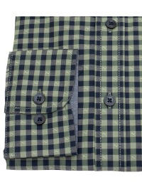 Casa Moda Hemd - Casual Fit - Button Down - kariert - grün - Thumbnail ID: arimbsnd19