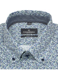 Casa Moda Hemd - Casual Fit - Button Down - Kontrastknöpfe - blau - Thumbnail ID: arimmcqs4a
