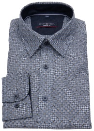 Casa Moda Shirt - Casual Fit - Kent Collar - Print - Multicolored - Extra Long Sleeve 72cm