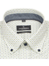 Casa Moda Kurzarmhemd - Casual Fit - Button Down - Kontrastknöpfe - Print - mehrfarbig - Thumbnail ID: arimas9hb2