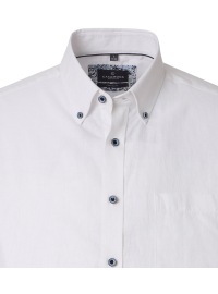 Casa Moda Kurzarmhemd - Casual Fit - Button Down - Leinen-Mix - weiß - Thumbnail ID: arimhmudq1