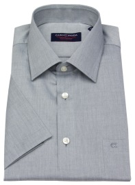 Casa Moda Short Sleeve Shirt - Comfort Fit - Grey - w/o OP